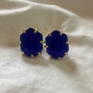 Statement Blue Studs